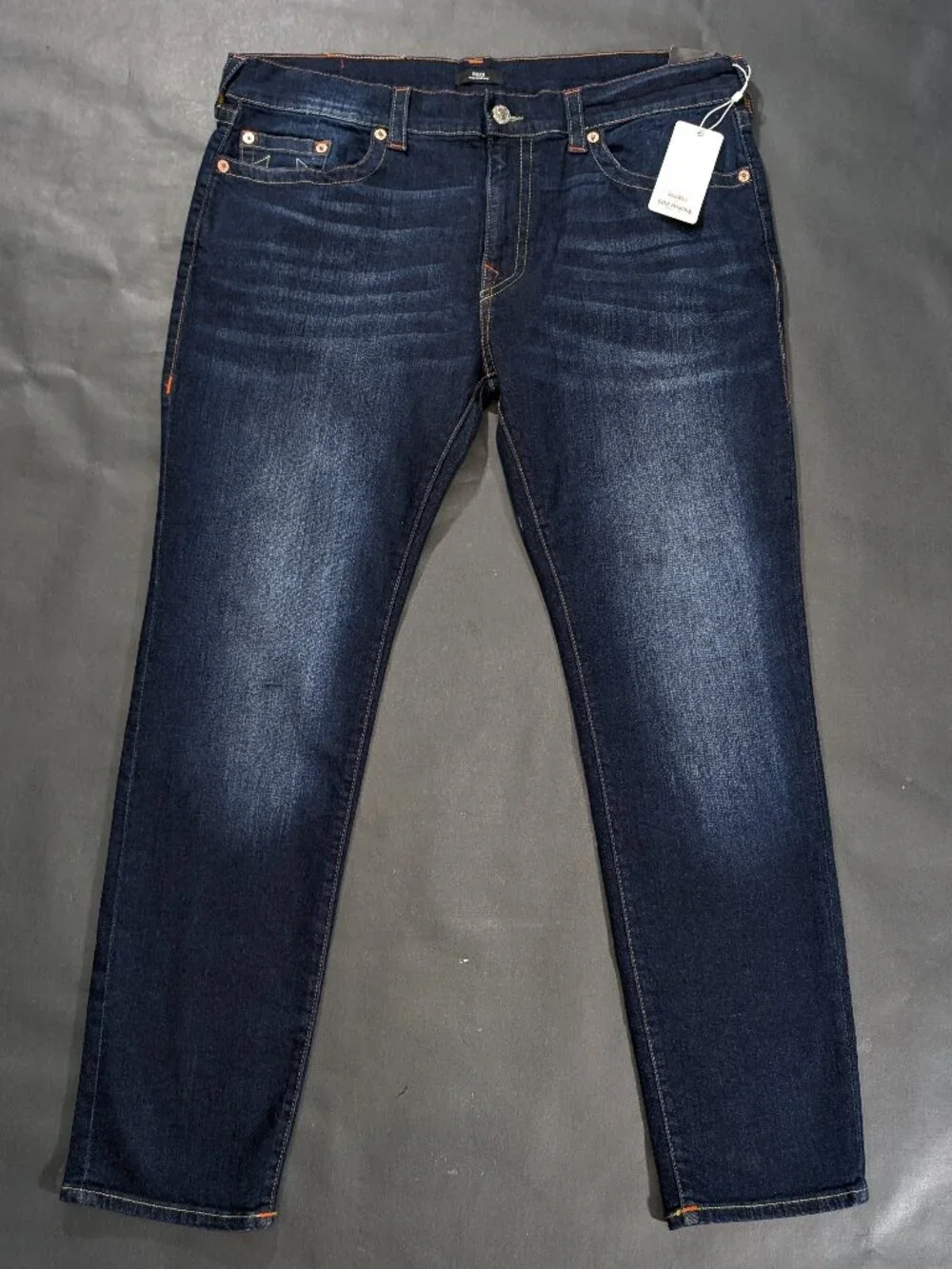 Originals By True Religion Men's Rocco Relaxed Skinny Jeans Size 40x32 Rare